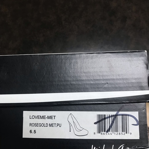 Michael Antonio Rose Gold Heels - Size: 6.5 - Picture 5 of 5